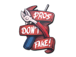 Pros Don't Fake