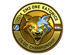 Gold ESL Wolf (Foil) | Katowice 2014