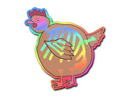 Poorly Drawn Chicken (Holo)