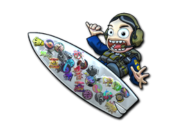 Sticker Bomb Surf Ava (Foil)