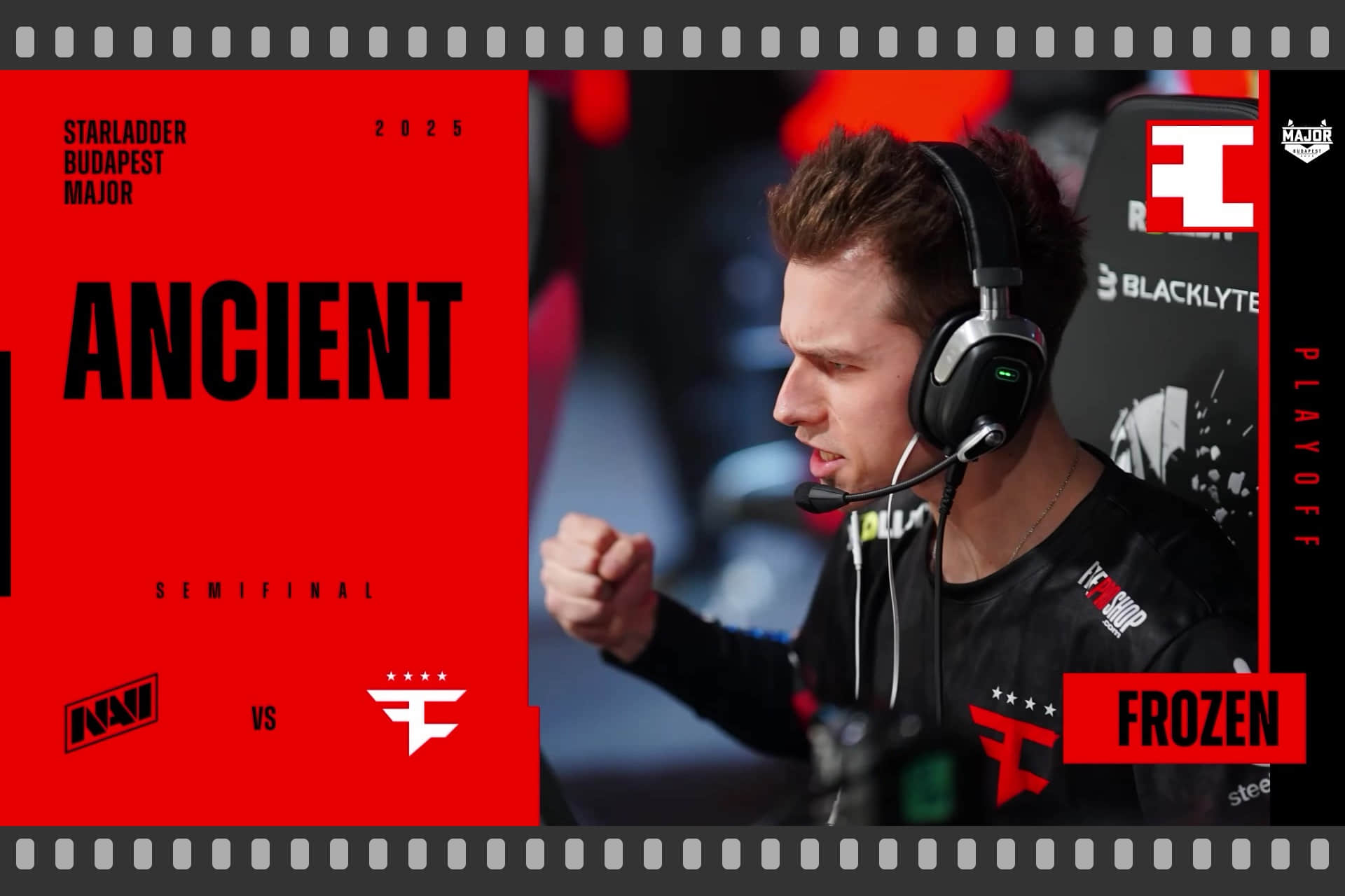 Souvenir Charm | Budapest 2025 Highlight | frozen vs Natus Vincere on Ancient