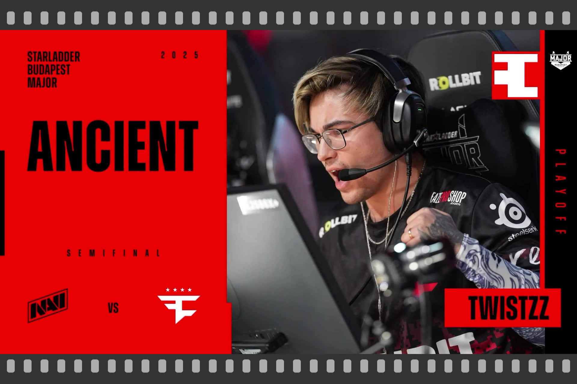 Souvenir Charm | Budapest 2025 Highlight | Twistzz vs Natus Vincere on Ancient