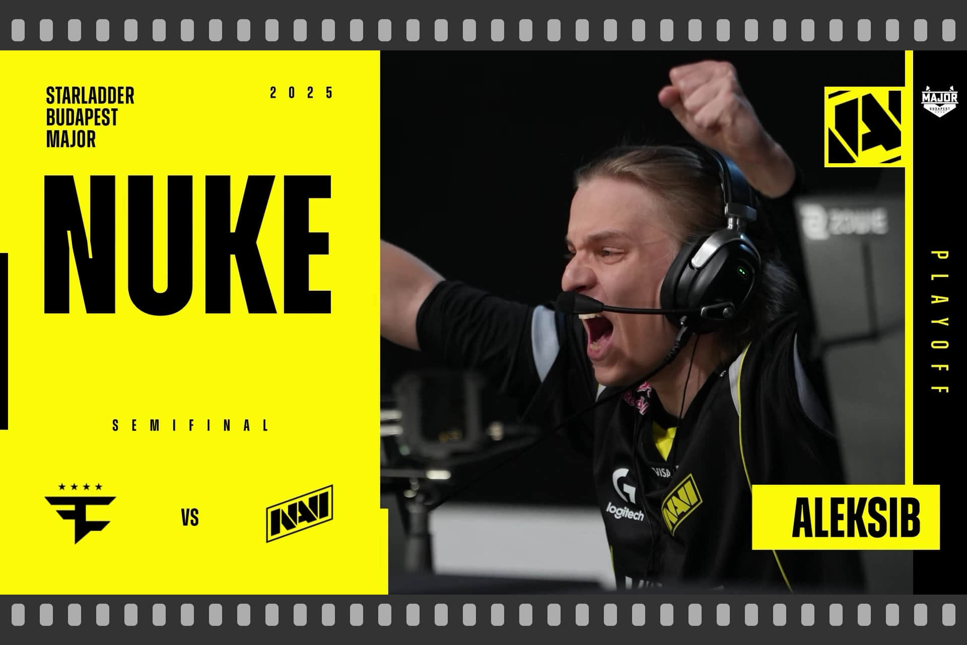 Souvenir Charm | Budapest 2025 Highlight | Aleksib vs FaZe on Nuke