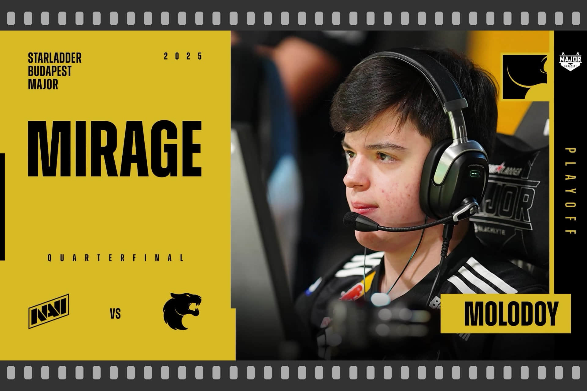 Souvenir Charm | Budapest 2025 Highlight | molodoy vs Natus Vincere on Mirage