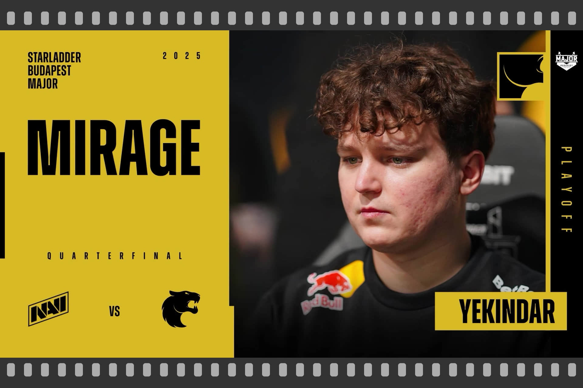 Souvenir Charm | Budapest 2025 Highlight | YEKINDAR vs Natus Vincere on Mirage