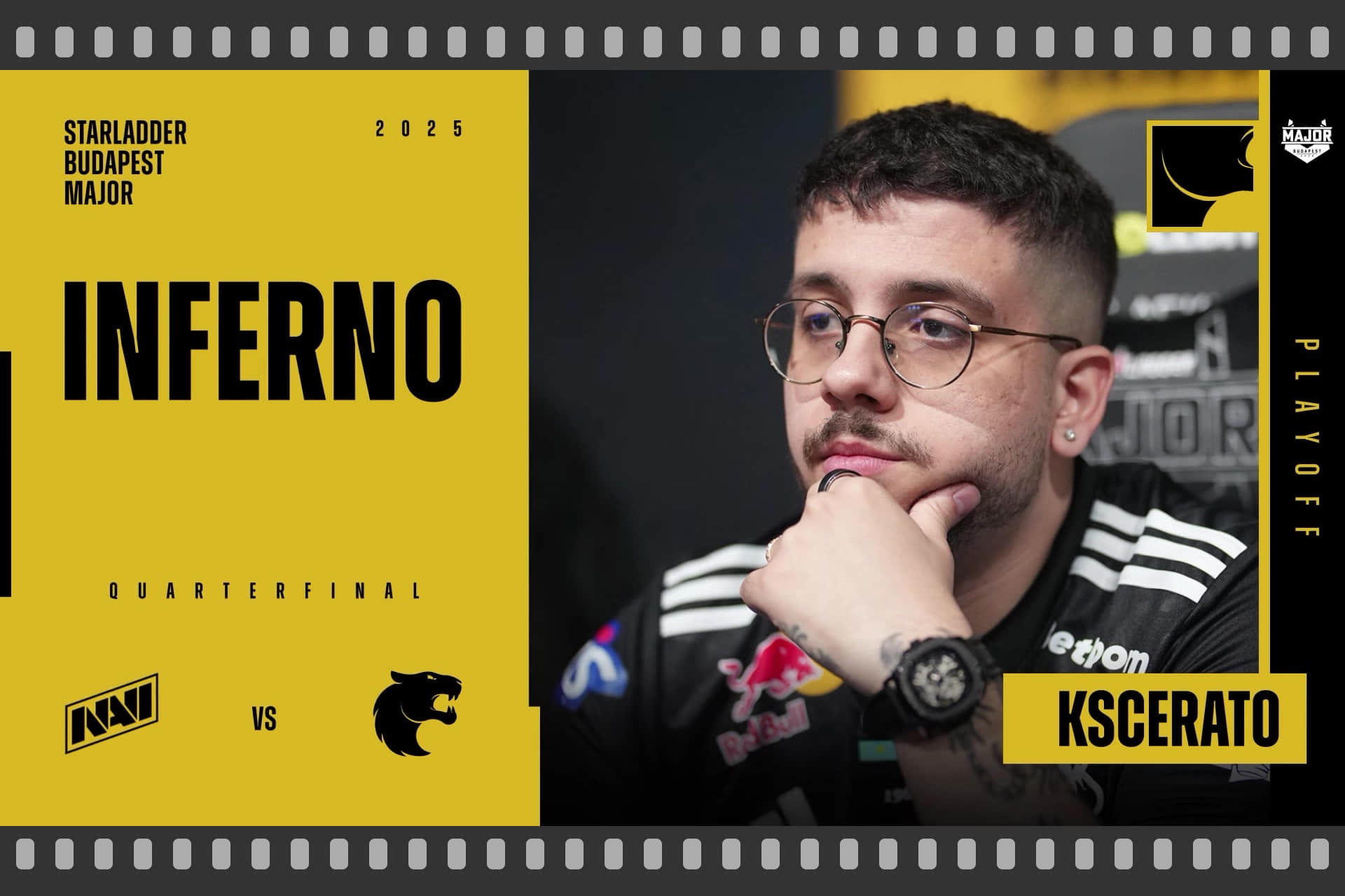 Souvenir Charm | Budapest 2025 Highlight | KSCERATO vs Natus Vincere on Inferno