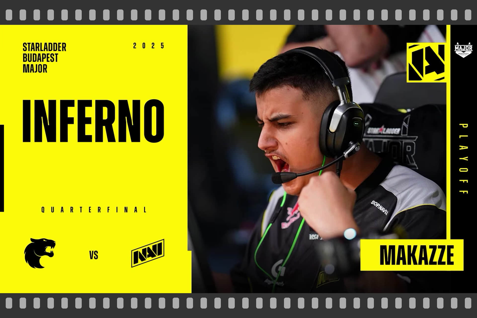 Souvenir Charm | Budapest 2025 Highlight | makazze vs FURIA on Inferno