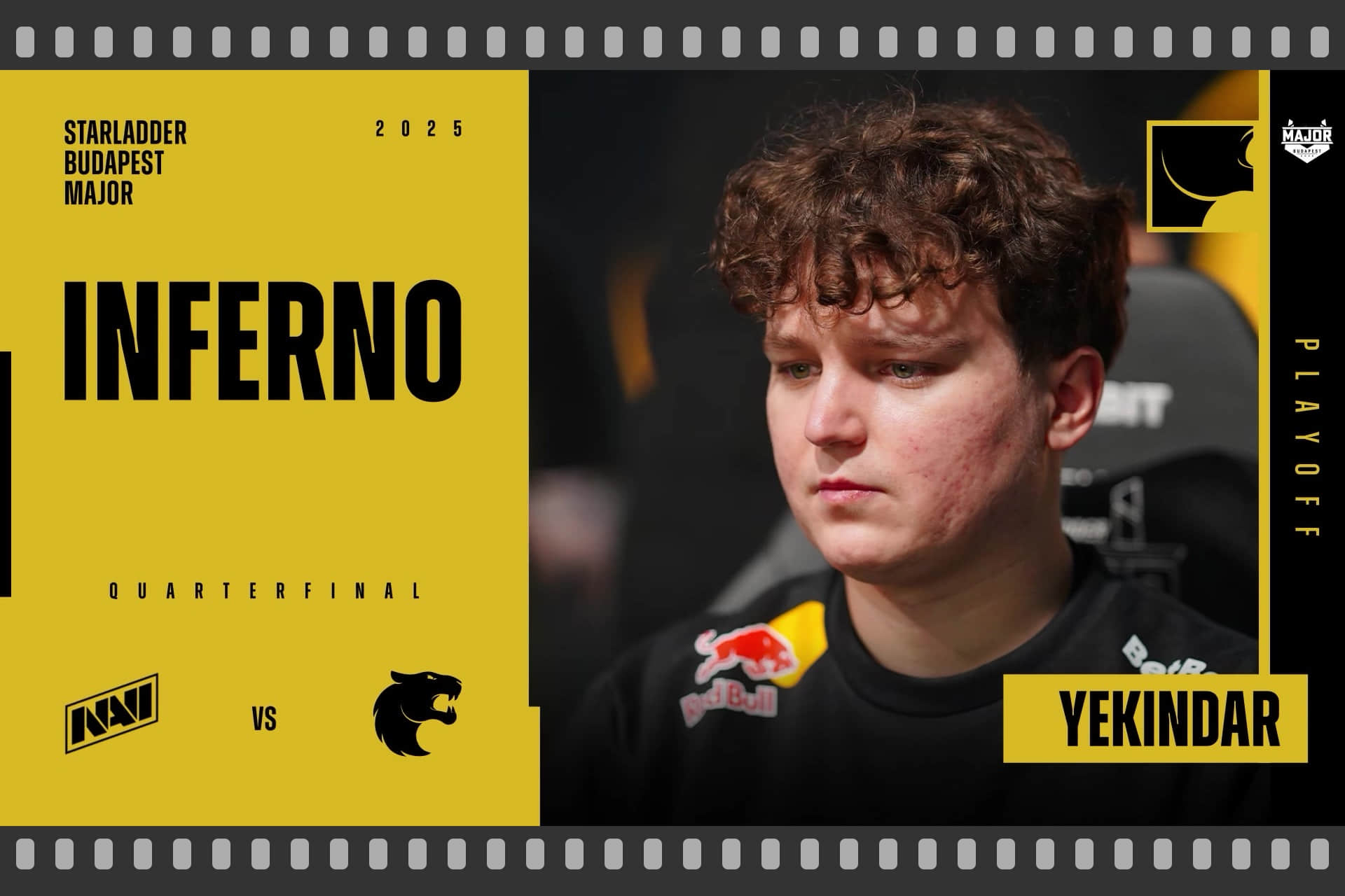 Souvenir Charm | Budapest 2025 Highlight | YEKINDAR vs Natus Vincere on Inferno
