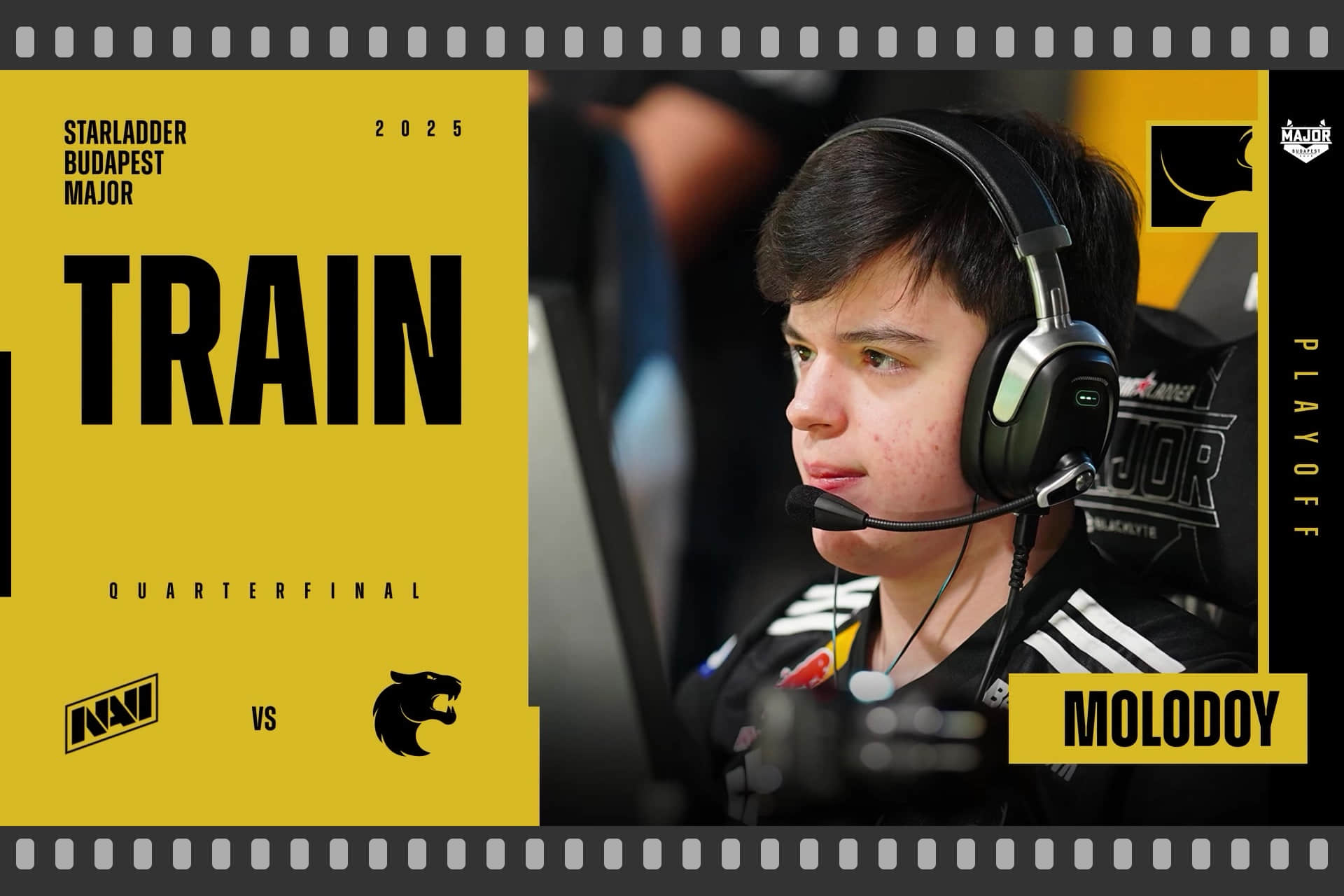 Chaveiro (Lembrança) | Destaque do Budapeste 2025 | molodoy contra a Natus Vincere em Train