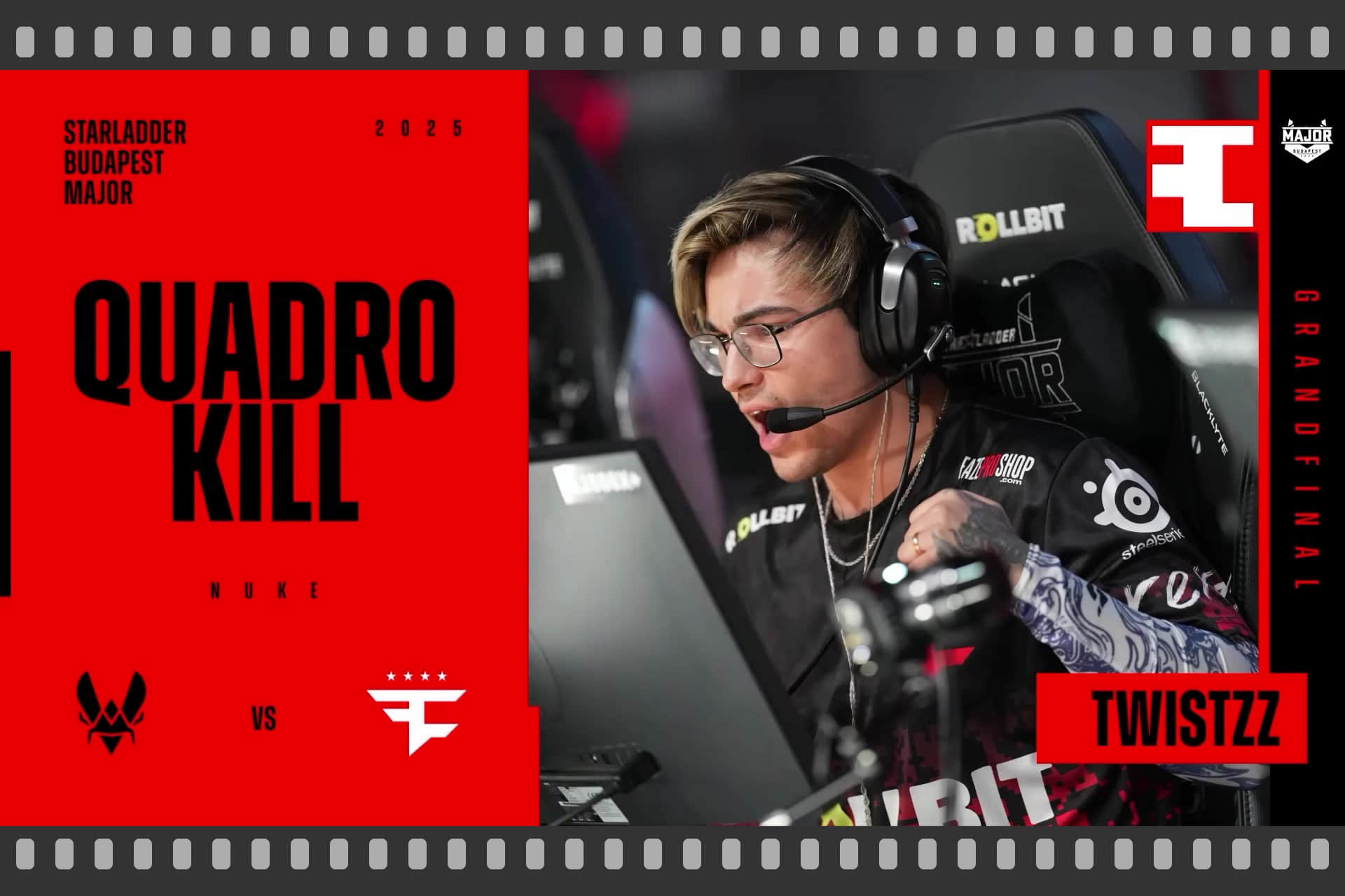 Souvenir Charm | Budapest 2025 Highlight | Twistzz Secret quad