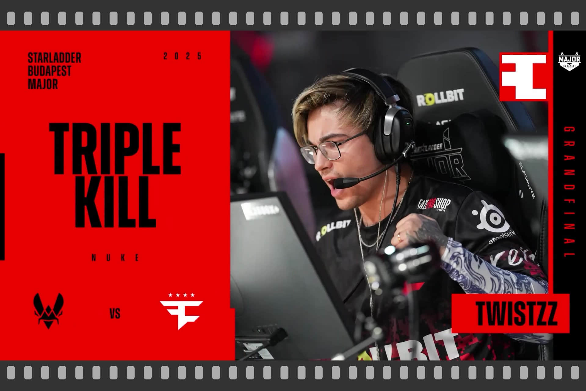 Souvenir Charm | Budapest 2025 Highlight | Twistzz Garage triple