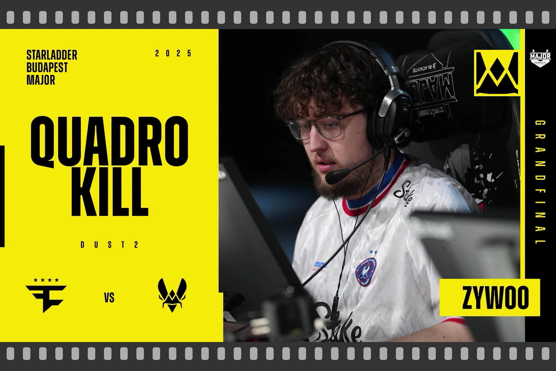 Souvenir Charm | Budapest 2025 Highlight | ZywOo Long pistol wall