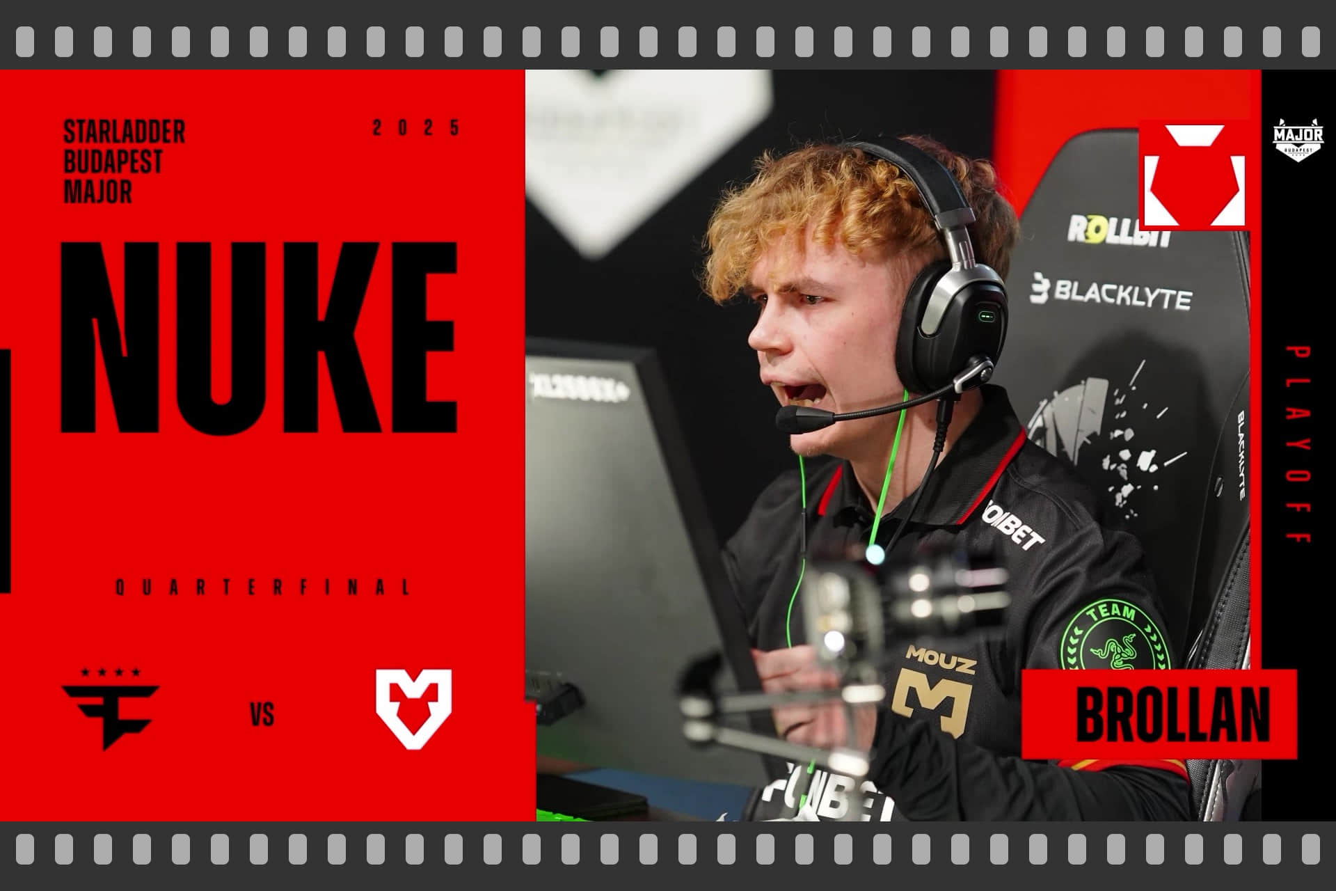 Souvenir Charm | Budapest 2025 Highlight | Brollan vs FaZe on Nuke