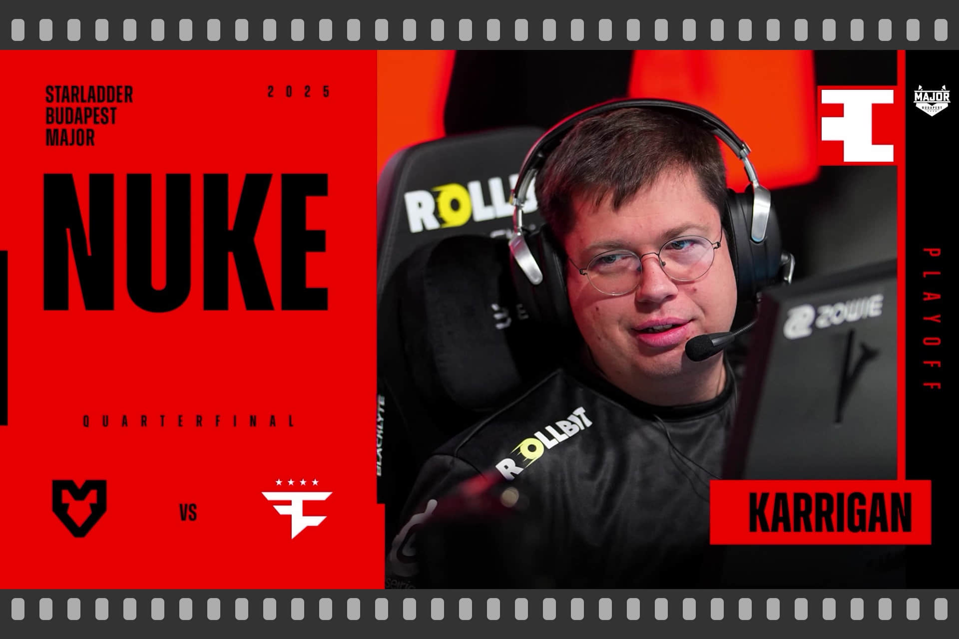 Souvenir Charm | Budapest 2025 Highlight | karrigan vs MOUZ on Nuke