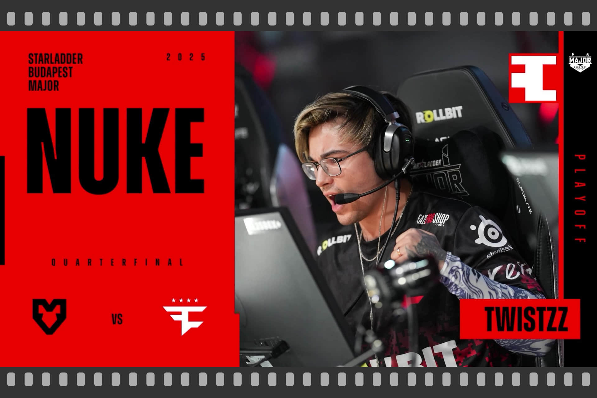 Souvenir Charm | Budapest 2025 Highlight | Twistzz vs MOUZ on Nuke