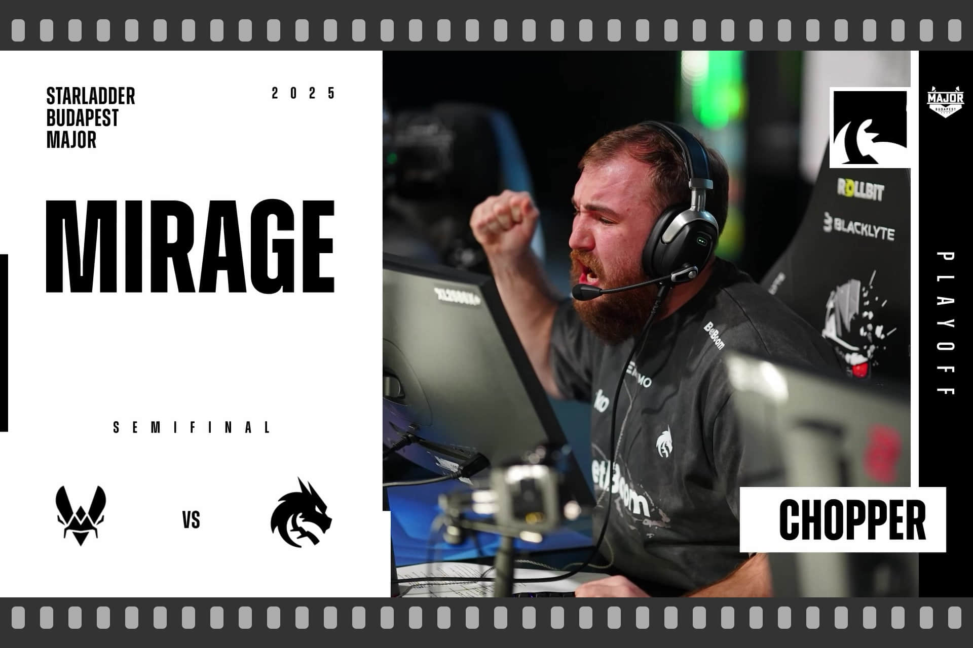 기념품 참 장식 | 부다페스트 2025 하이라이트 | chopper 대 Team Vitality 신기루