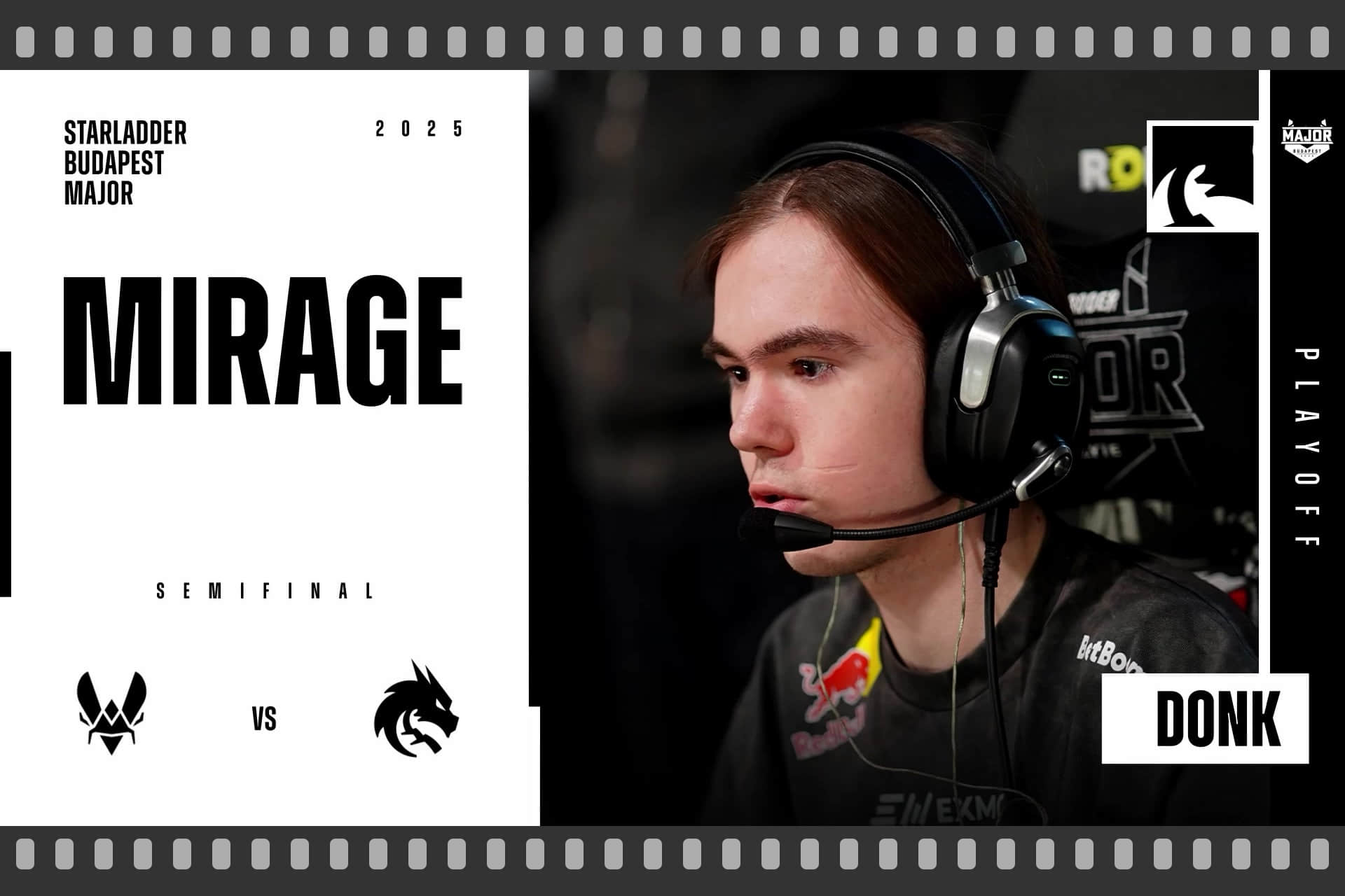 Souvenir Charm | Budapest 2025 Highlight | donk vs Vitality on Mirage