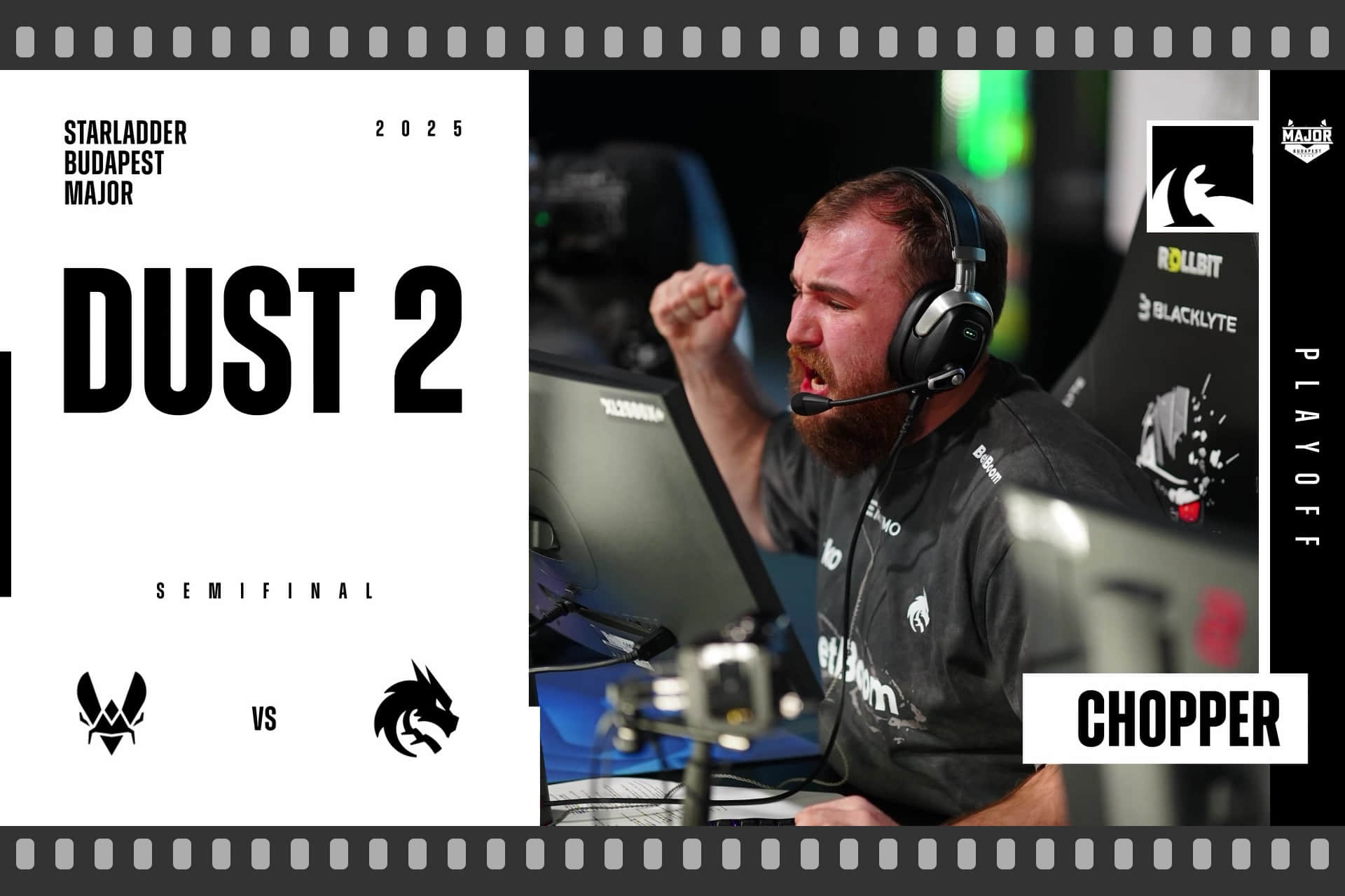 Souvenir Charm | Budapest 2025 Highlight | chopper vs Vitality on Dust II
