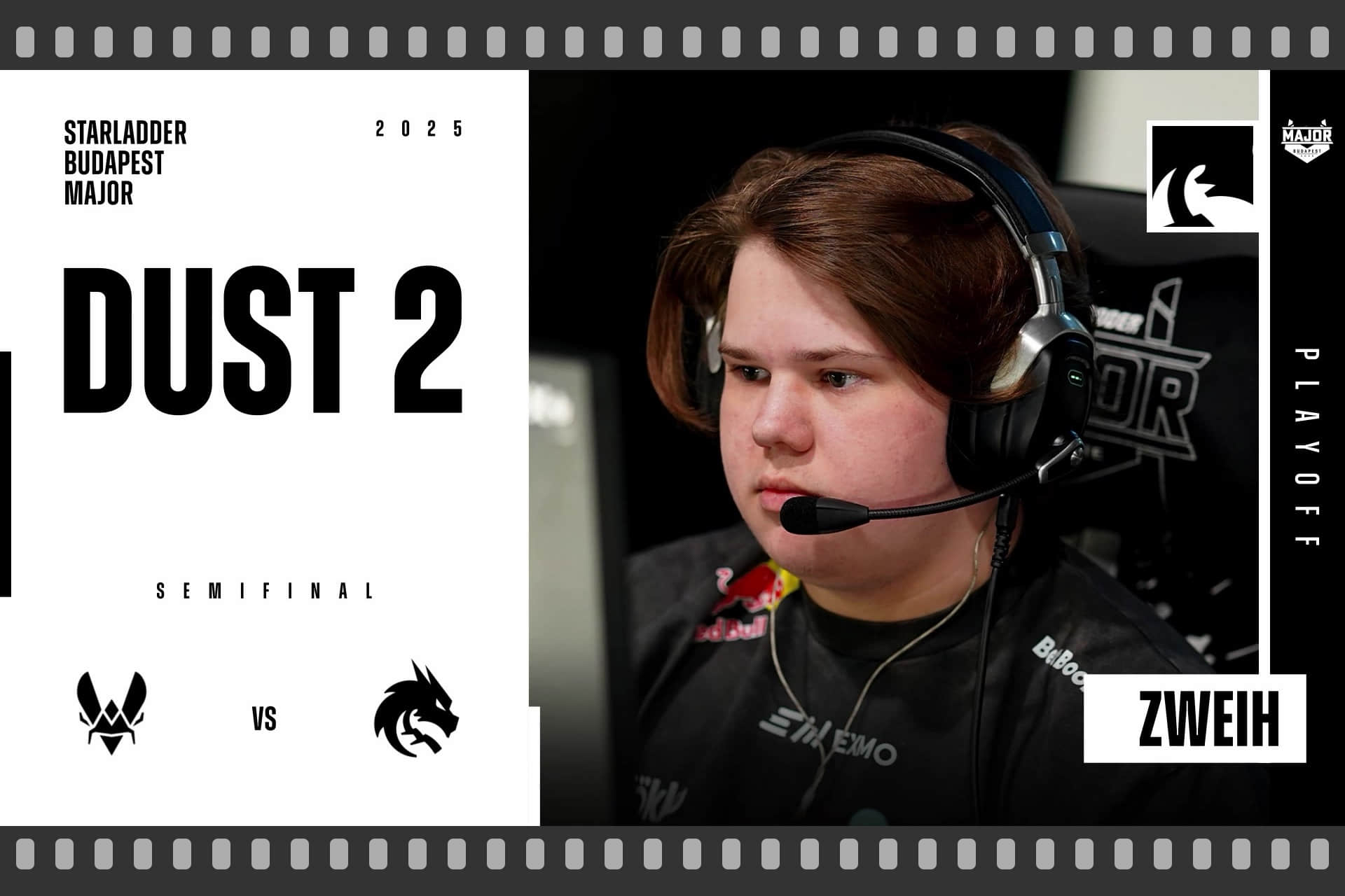 Souvenir Charm | Budapest 2025 Highlight | zweih vs Vitality on Dust II
