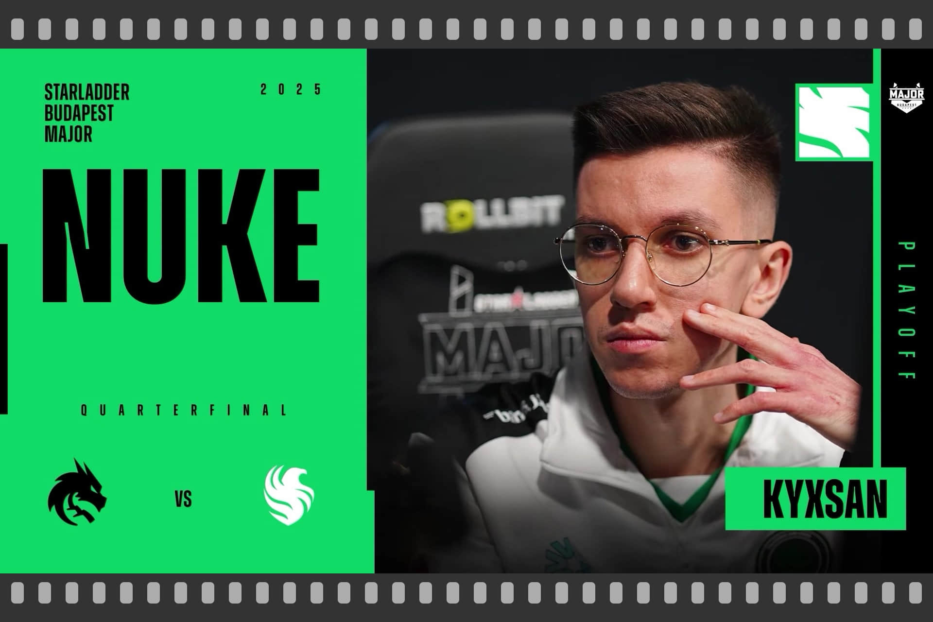 Souvenir Charm | Budapest 2025 Highlight | kyxsan vs Spirit on Nuke