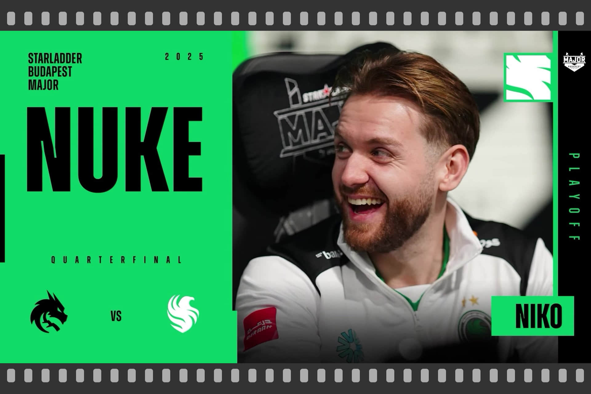 Souvenir Charm | Budapest 2025 Highlight | NiKo vs Spirit on Nuke