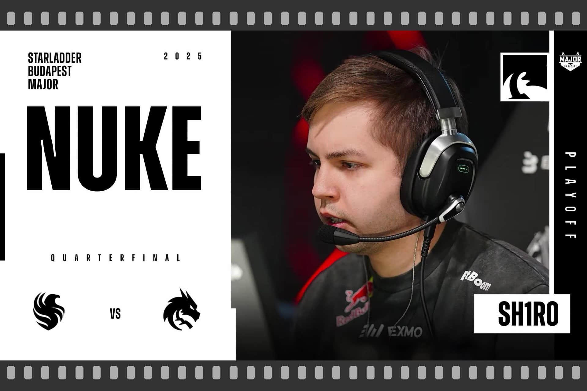 Souvenir Charm | Budapest 2025 Highlight | sh1ro vs Falcons on Nuke