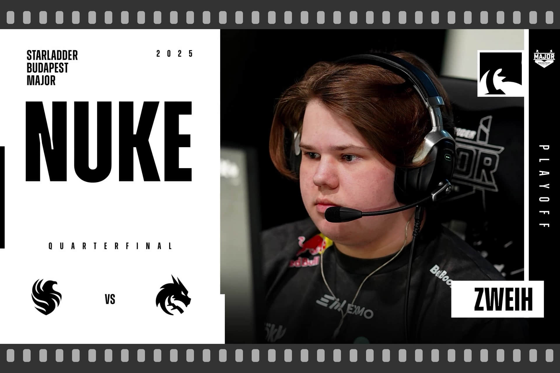 Souvenir Charm | Budapest 2025 Highlight | zweih vs Falcons on Nuke