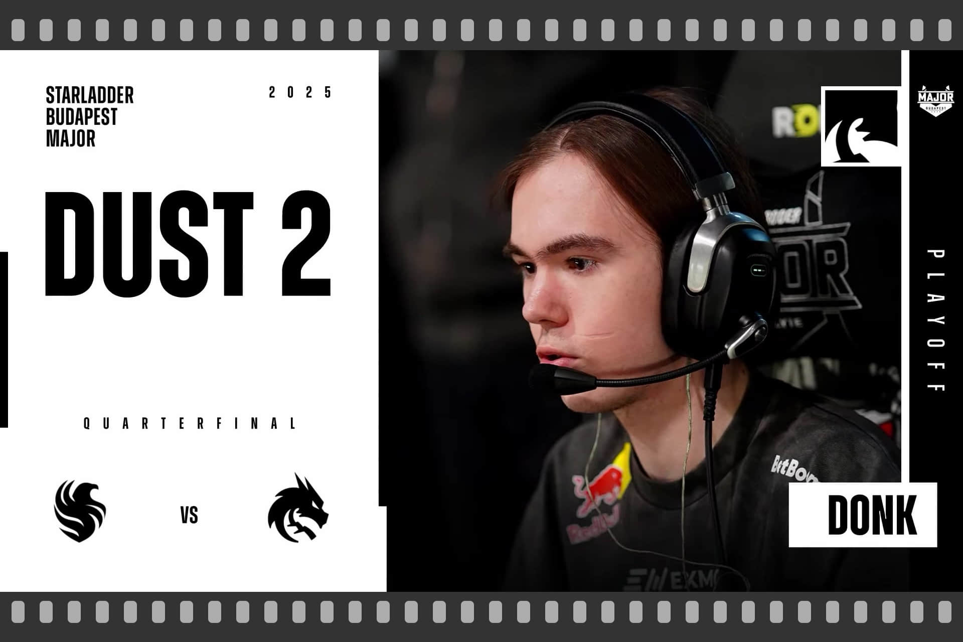 Souvenir Charm | Budapest 2025 Highlight | donk vs Falcons on Dust II