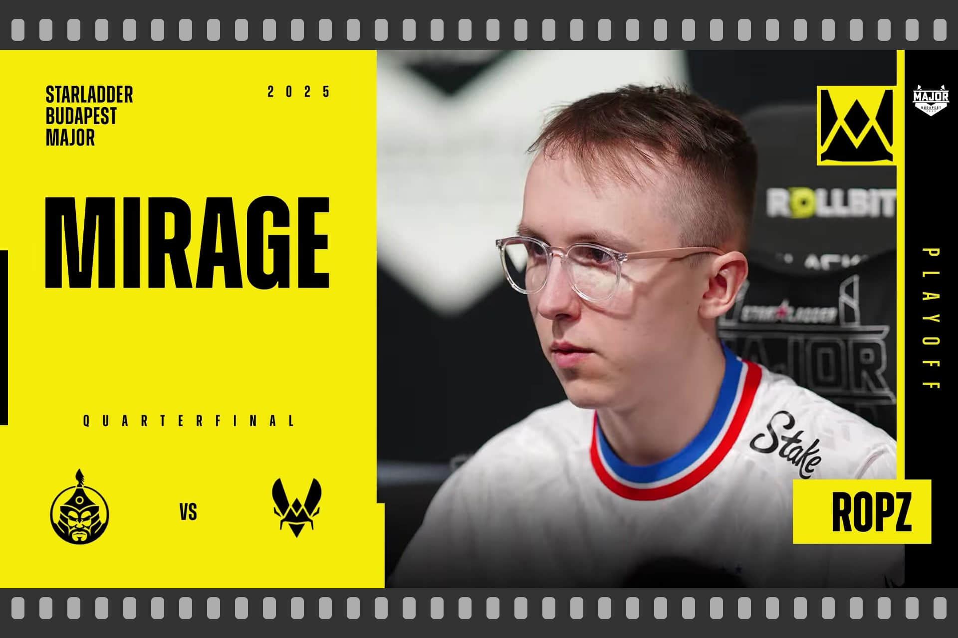 Souvenir Charm | Budapest 2025 Highlight | ropz vs The MongolZ on Mirage