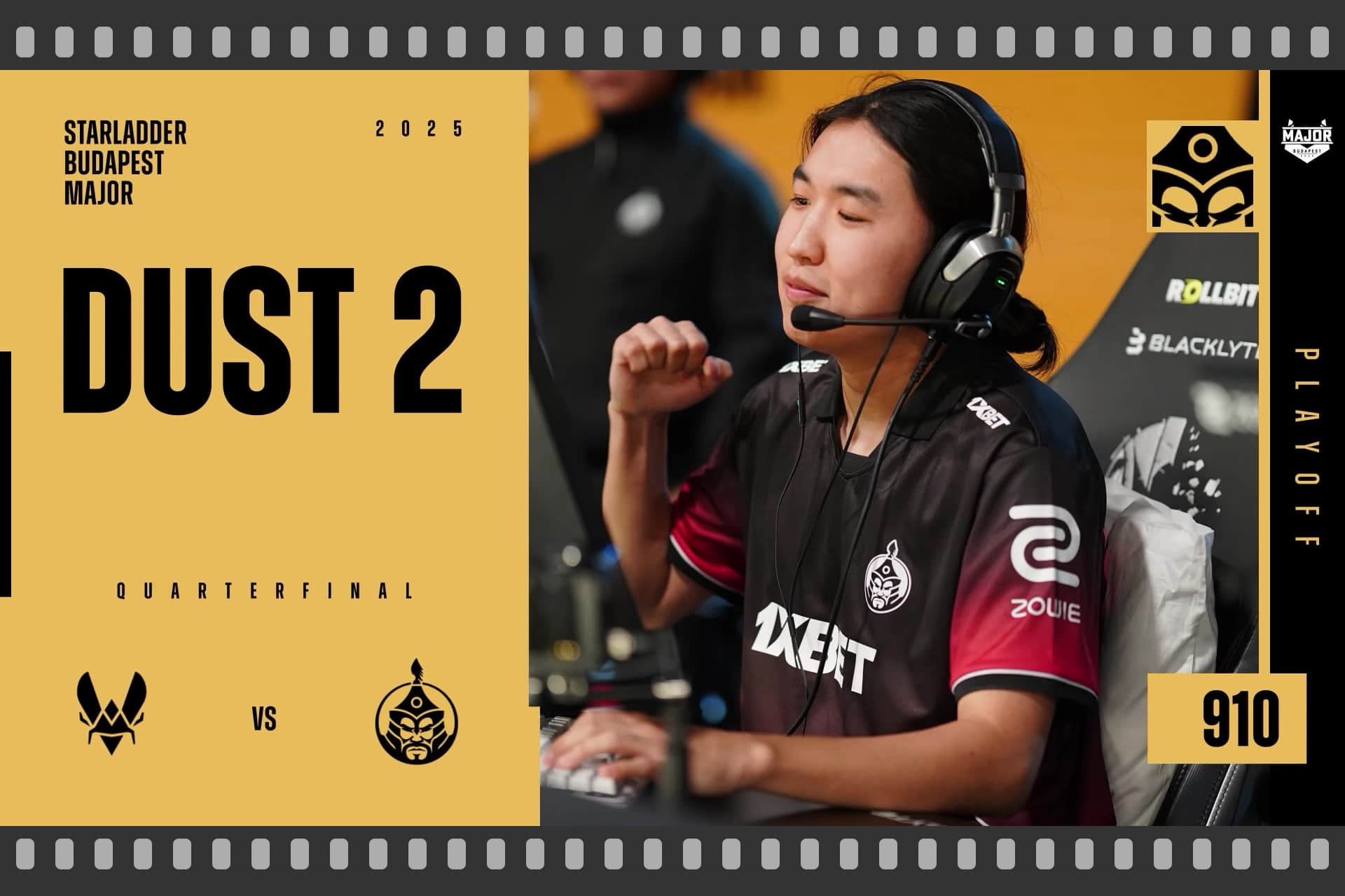 Souvenir Charm | Budapest 2025 Highlight | 910 vs Vitality on Dust II