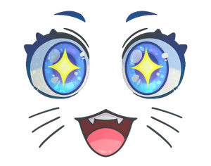 Kawaii Eyes (Glitter)