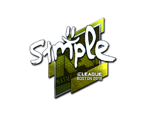 s1mple (Foil) | Boston 2018