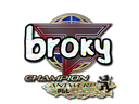 broky (Glitter, Champion) | Antwerp 2022